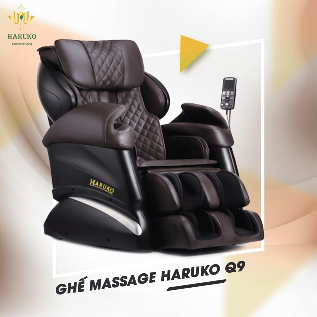 Ghế massage toàn thân Haruko với thiết kế tinh tế, chất liệu da cao cấp