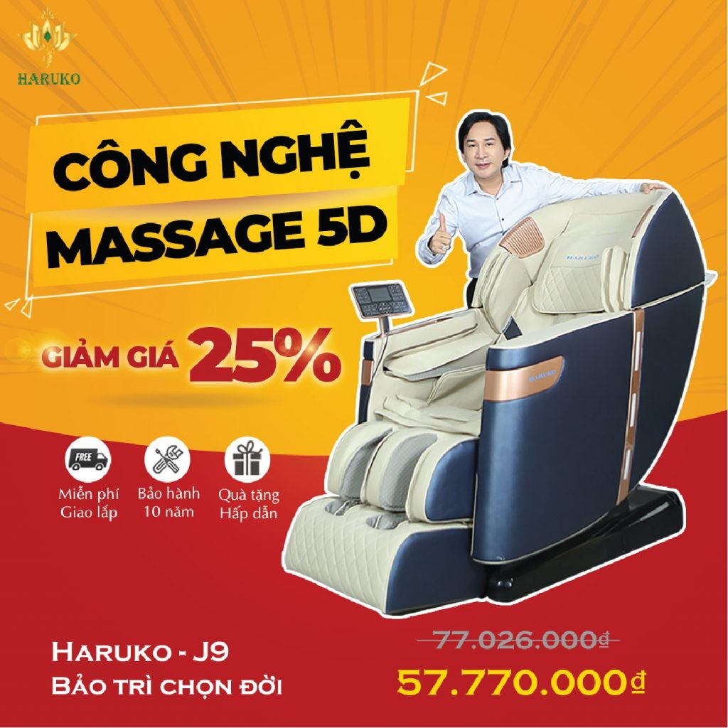 Ghế có chức năng rung, massage tích hợp nhiều chế độ như xoa bóp, massage túi khí, nhiệt hồng ngoại