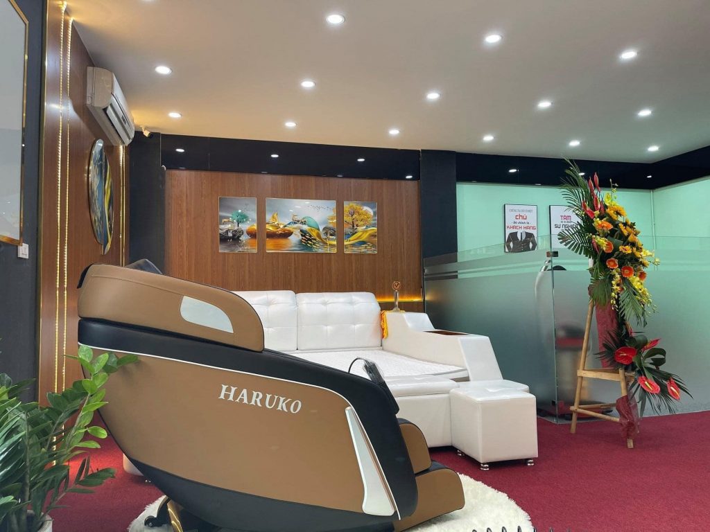 Haruko tự hào là nhà phân phối có nhiều năm kinh nghiệm trong lĩnh vực bán ghế massage