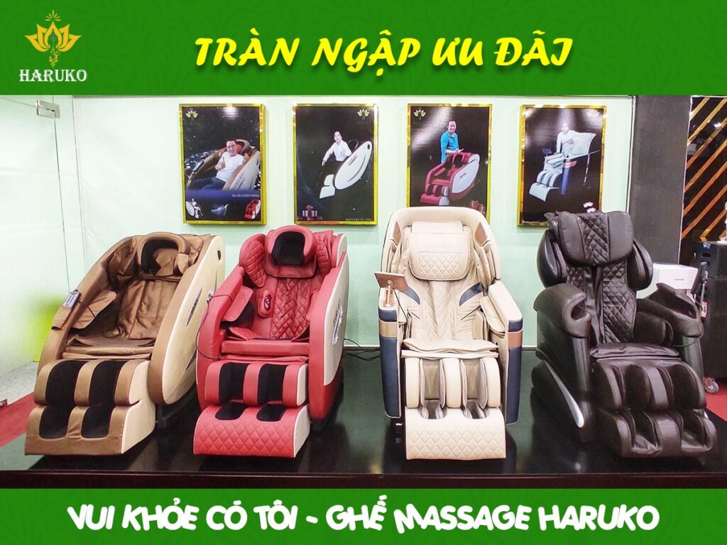Haruko là địa chỉ cung cấp ghế massage chất lượng với nhiều ưu đãi tuyệt vời dành cho mọi khách hàng