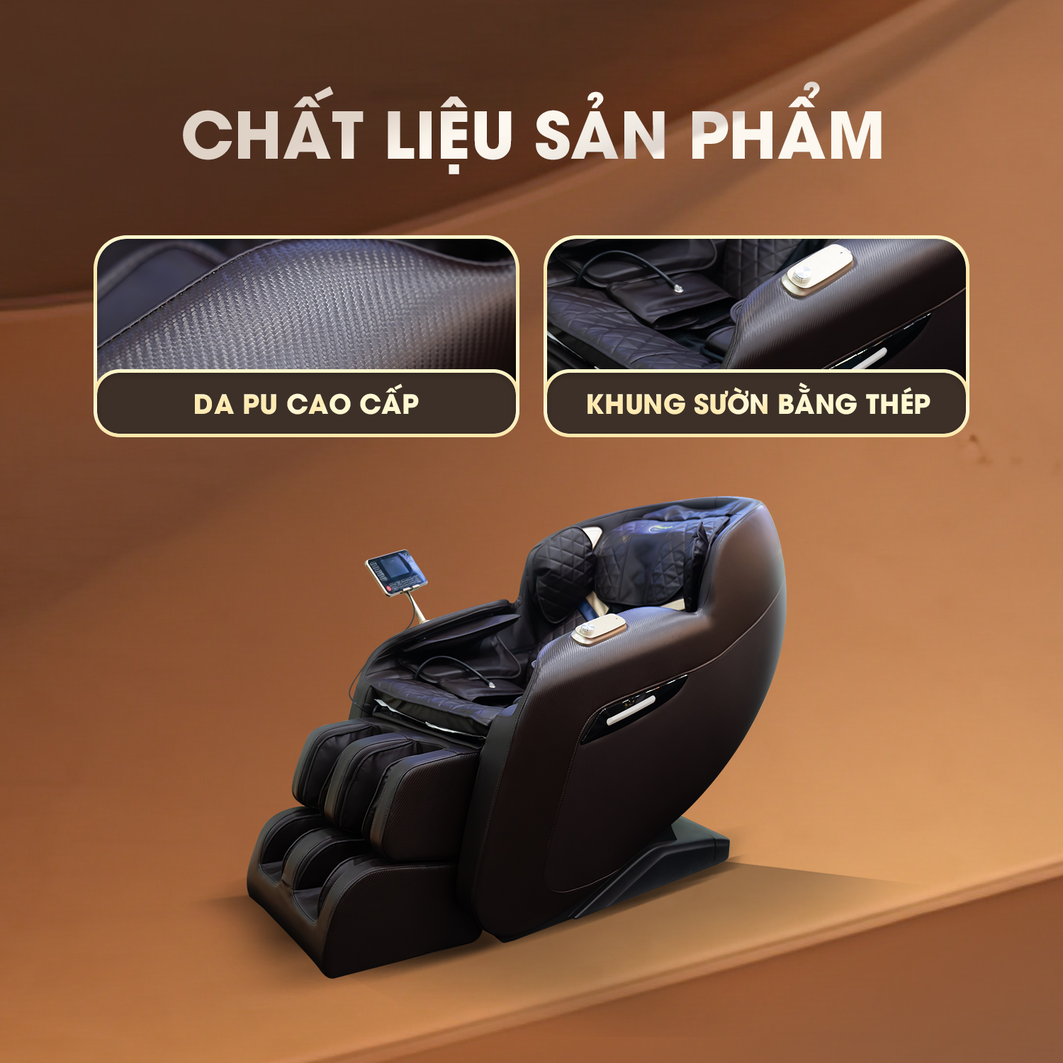 Ghế Massage Toàn Thân 4D Haruko A8 Plus Màu Nâu 23 14 3