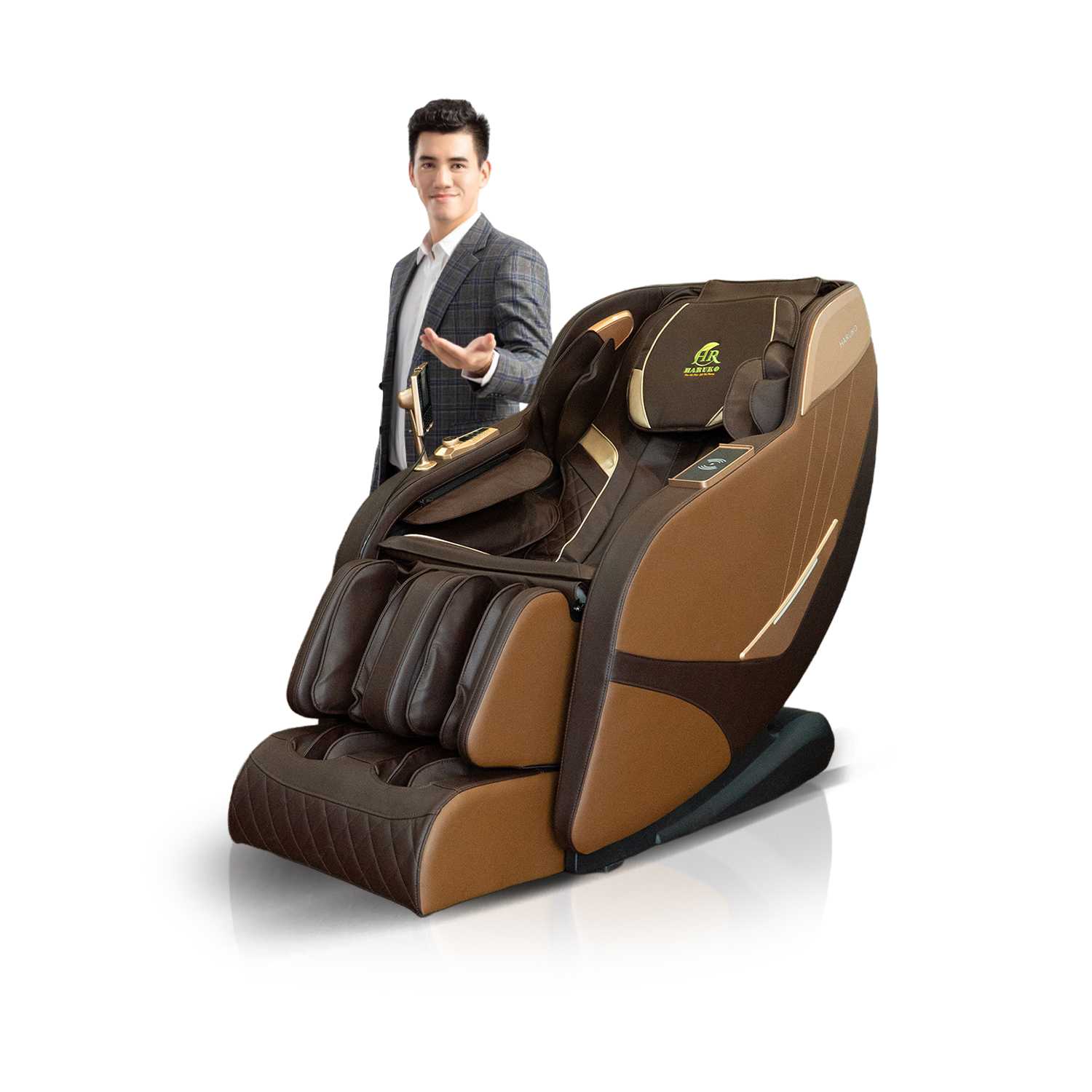 Ghế Massage Toàn Thân 4D Haruko A7 Plus Nâu 2 1.2